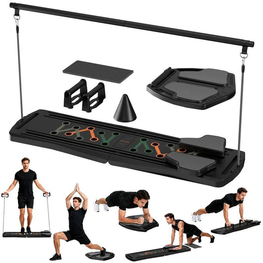 RELIFE SPORTS 3-In-1 Portable Push-Up Board Set - Unisex Chest & Abdominal Muscle Trainer, Strength Training Device for All Body Types, Ideal Gift for Fitness Enthusiasts, Home Fitness System