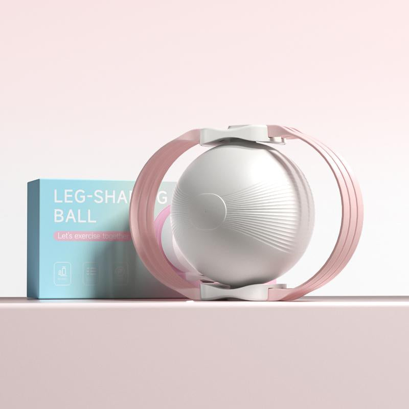 Sportsoul Leg-Shaping Ball Dual-Direction Kegel Trainer – Pelvic Floor Exercise Ball for Women & Postpartum Recovery Leg Exerciser, with 3 Adjustable Resistance Levels, TPE Elastic Bands for Hip Toning and Glute Activation