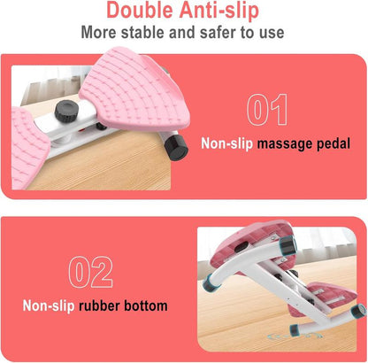 X-COOL Waist Twist Machine Ab Training 350 Lbs Capacity Ab Board for Women - Core Workout Equipment Portable Waist Toner for Aerobic Exercise - Home Gym Cardio