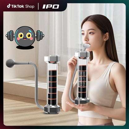 IPO Breathing Dumbbell Trainer for Cardio Pulmonary Function Enhancement Exercise Lung Capacity Enhancer Pulmonary Capacity Training Equipment
