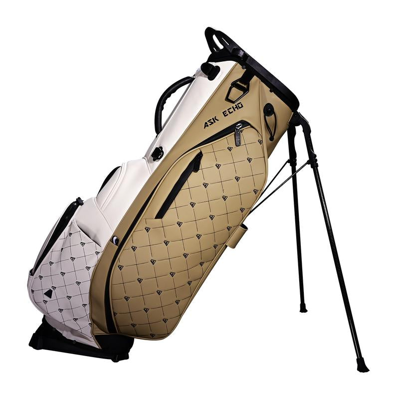 Ask Echo Golf Prestige-14 Way Full Length Hybrid Leather Stand Bag