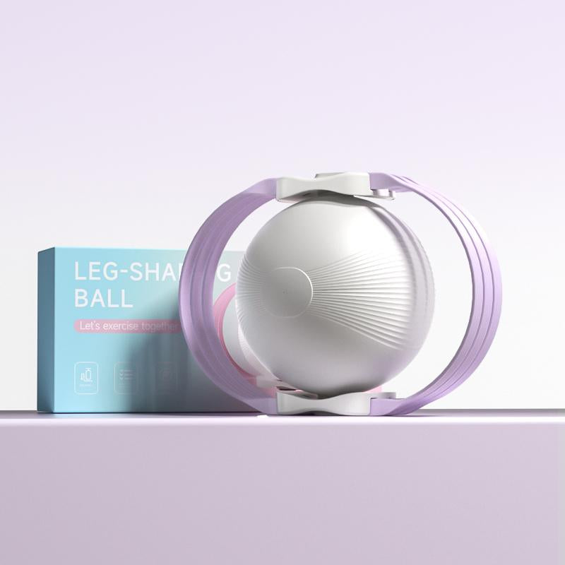 Sportsoul Leg-Shaping Ball Dual-Direction Kegel Trainer – Pelvic Floor Exercise Ball for Women & Postpartum Recovery Leg Exerciser, with 3 Adjustable Resistance Levels, TPE Elastic Bands for Hip Toning and Glute Activation