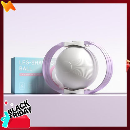 Sportsoul Leg-Shaping Ball Dual-Direction Kegel Trainer – Pelvic Floor Exercise Ball for Women & Postpartum Recovery Leg Exerciser, with 3 Adjustable Resistance Levels, TPE Elastic Bands for Hip Toning and Glute Activation