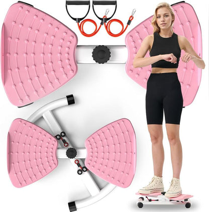 X-COOL Waist Twist Machine Ab Training 350 Lbs Capacity Ab Board for Women - Core Workout Equipment Portable Waist Toner for Aerobic Exercise - Home Gym Cardio