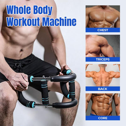 Relifesports Twister Arm Trainer Adjustable Arm & Chest Trainer, Detachable Stainless 60-110Lbs Tricep Workout Equipment Strength Training Accessory
