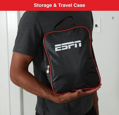 ESPN Ping Pong Set Includes 3 Ping Pong Balls, 2 Ping Pong Paddles, Portable Ping Pong Net and Travel Case
