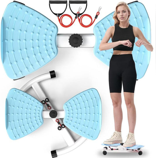 X-COOL Waist Twist Machine Ab Training 350 Lbs Capacity Ab Board for Women - Core Workout Equipment Portable Waist Toner for Aerobic Exercise - Home Gym Cardio