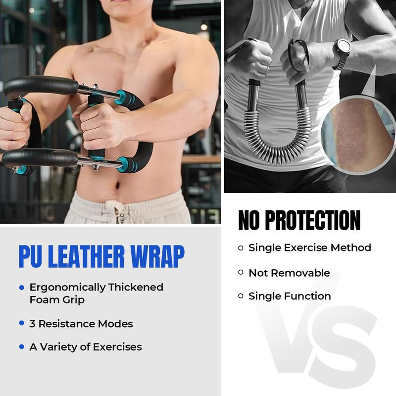 Relifesports Twister Arm Trainer Adjustable Arm & Chest Trainer, Detachable Stainless 60-110Lbs Tricep Workout Equipment Strength Training Accessory