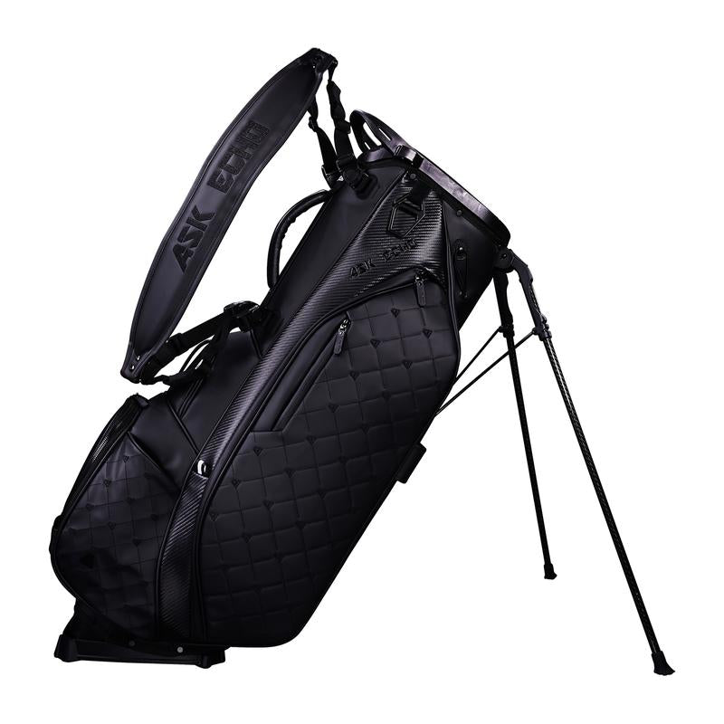 Ask Echo Golf Prestige-14 Way Full Length Hybrid Leather Stand Bag