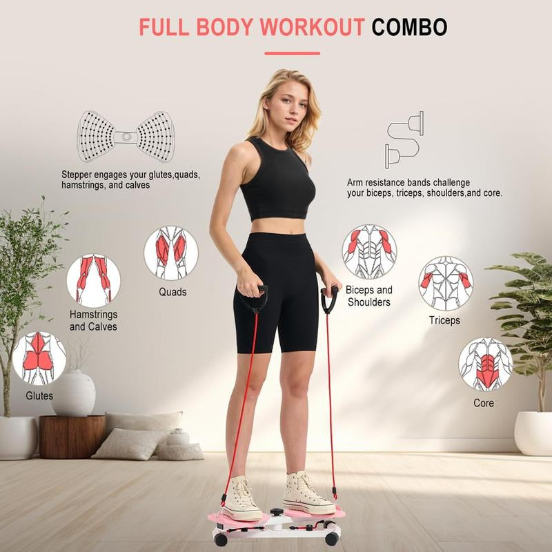 X-COOL Waist Twist Machine Ab Training 350 Lbs Capacity Ab Board for Women - Core Workout Equipment Portable Waist Toner for Aerobic Exercise - Home Gym Cardio
